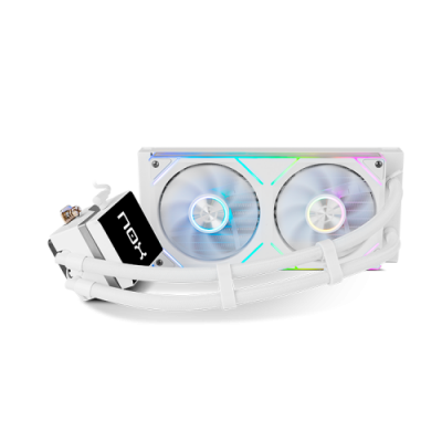 NOX Hummer M 240 LCDKit RL Magnetico ARGB Blanco