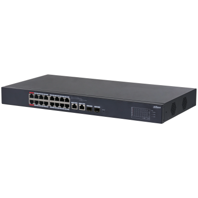 DH CS4218 16ET 190 V2 DAHUA SWITCH 18 PUERTOS GESTIONABLE CON CLOUD 16 PUERTOS POE