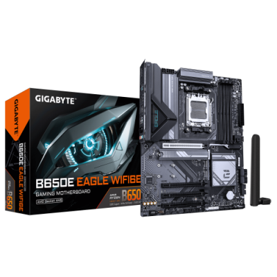 PLACA GIGABYTE B650E EAGLE WF6EAMDAM5B650E4DDR5256GBHDMIDP4SATA33M2GBLANWIFI6EBT534USB322TYPE CATX