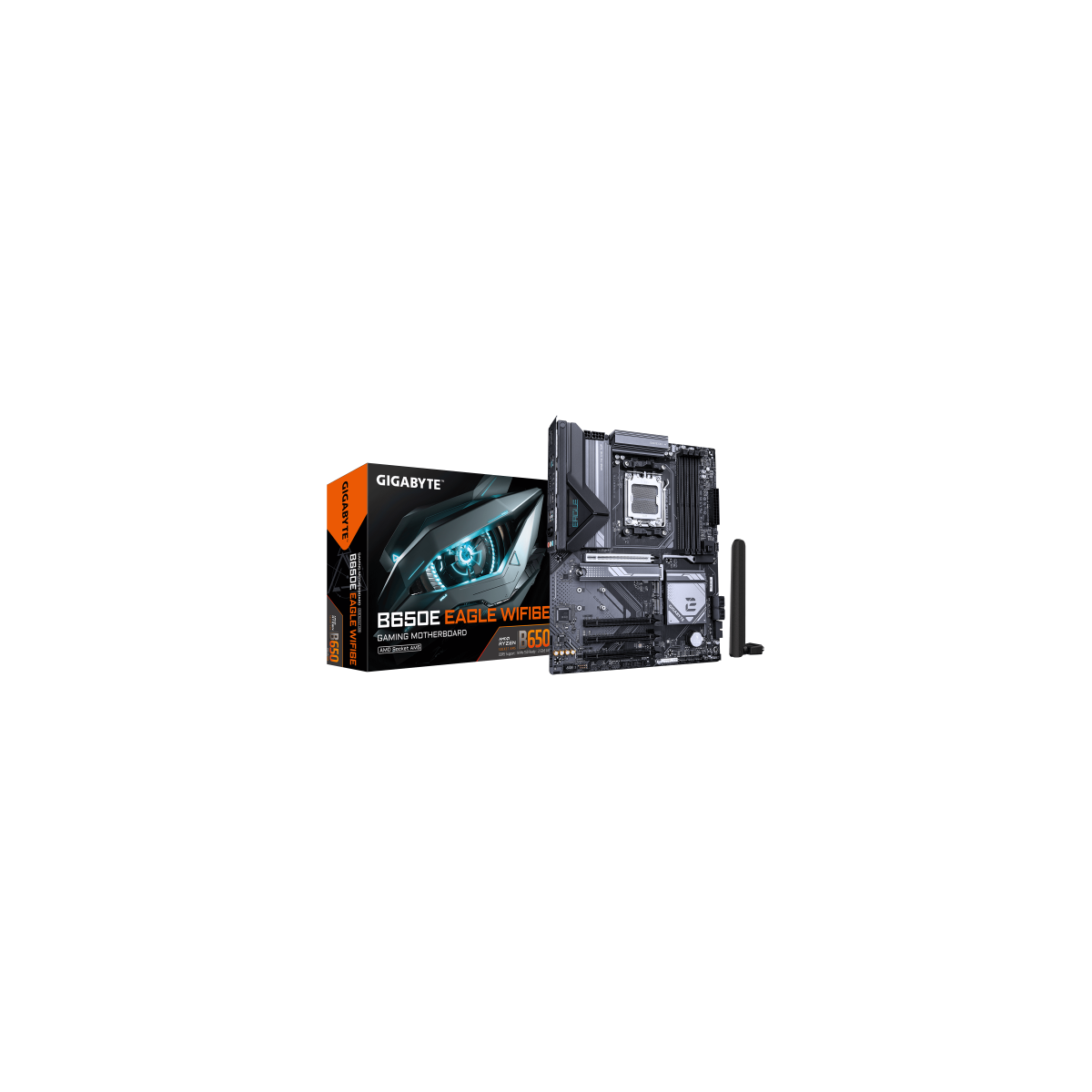 PLACA GIGABYTE B650E EAGLE WF6EAMDAM5B650E4DDR5256GBHDMIDP4SATA33M2GBLANWIFI6EBT534USB322TYPE CATX