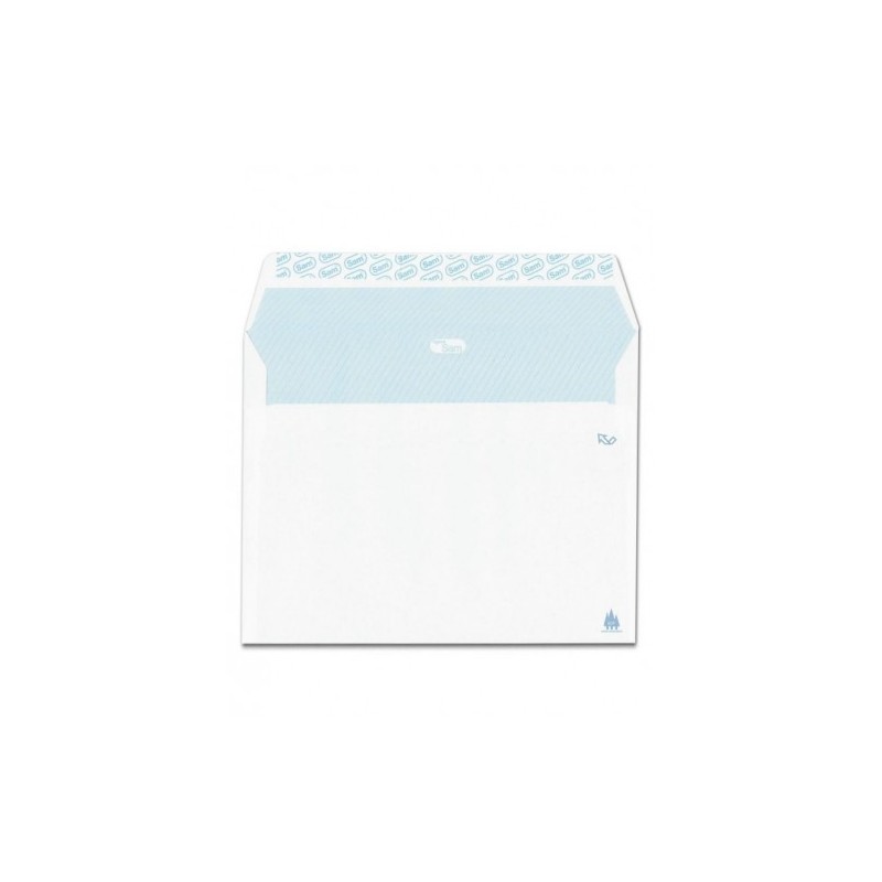 CAJA 250 SOBRES FOLIO PROLONGADO 260X360 OFFSET BLANCO 100 GRS AUTOSAM AUTOADHESIVO CON TIRA DE SILICONA SAM 268722