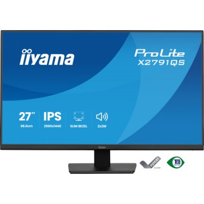 MONITOR IIYAMA 27 IPS 4 SIDE SLIM BEZEL 2560x1440 75HZ