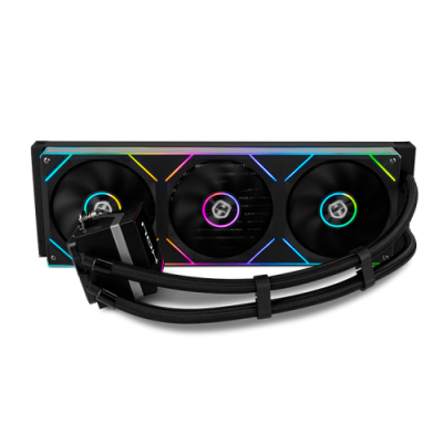 NOX Hummer M 360 LCDKit RL Magnetico ARGB Negro