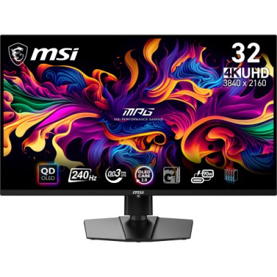 MSI MPG 321URX QD OLED pantalla para PC 80 cm 315 3840 x 2160 Pixeles 4K Ultra HD QDOLED Negro