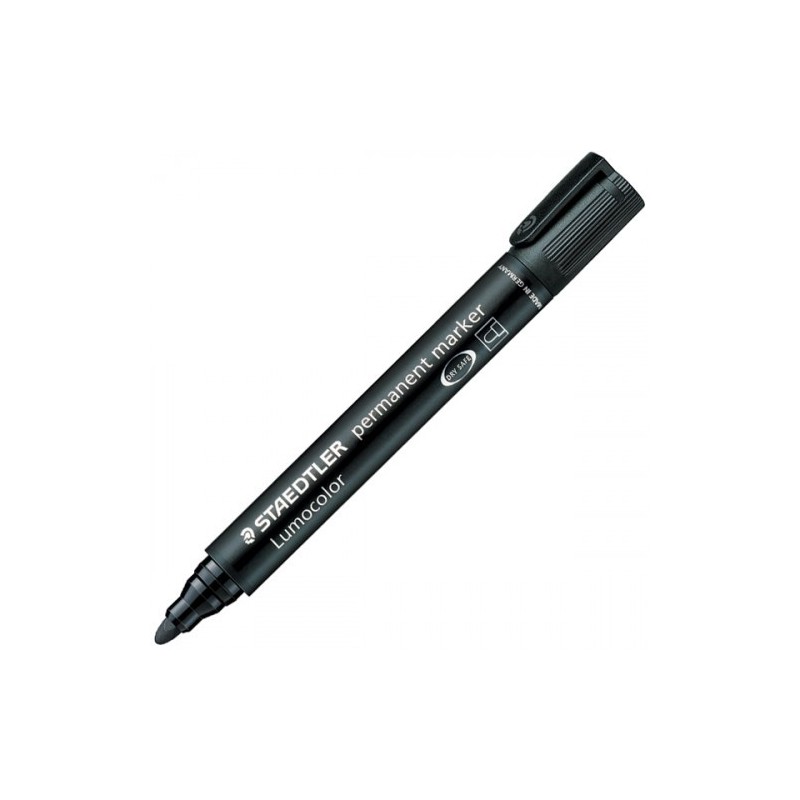 MARCADOR PERMANENTE LUMOCOLOR 352 TRAZO 2MM NEGRO STAEDTLER 352 9