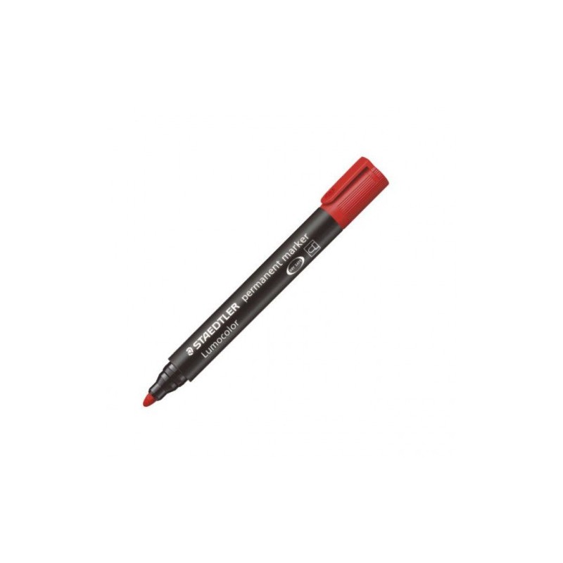 MARCADOR PERMANENTE LUMOCOLOR 352 TRAZO 2MM ROJO STAEDTLER 352 2