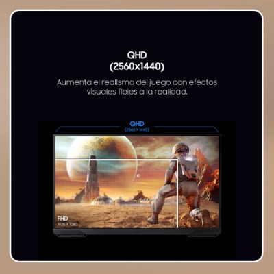 Samsung Monitor Gaming 27 Odyssey G5 G5F1 QHD 180Hz Plano