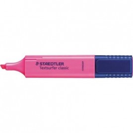 MARCADOR FLUORESCENTE TEXTSURFER CLASSIC 1 5MM ROSA STAEDTLER 364 23