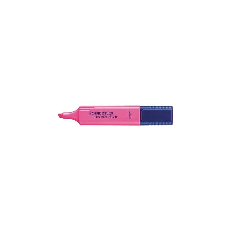 MARCADOR FLUORESCENTE TEXTSURFER CLASSIC 1 5MM ROSA STAEDTLER 364 23