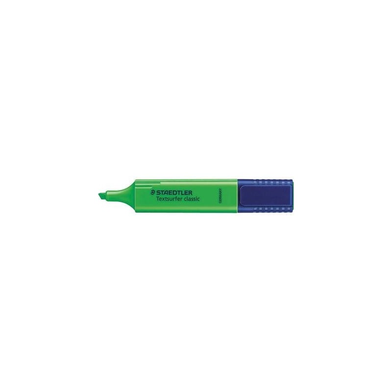 MARCADOR FLUORESCENTE TEXTSURFER CLASSIC 1 5MM VERDE STAEDTLER 364 5