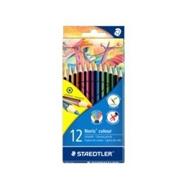 ESTUCHE 12 LAPICES DE COLORES NORIS COLOUR SURTIDOS STAEDTLER 185 C12