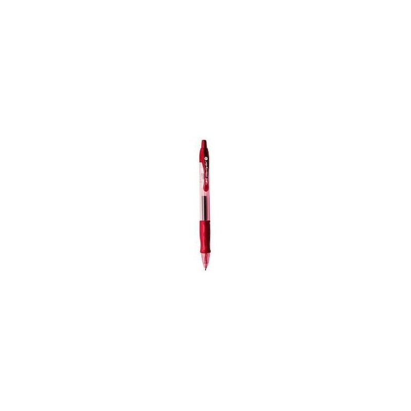 BIC 829159 boligrafo Rojo Boligrafo de punta retractil con pulsador 12 piezas