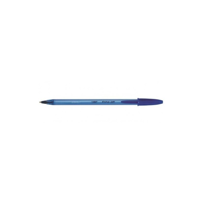 BOLIGRAFO CRISTAL SOFT TRAZO 05 MM COLOR AZUL BIC 951434