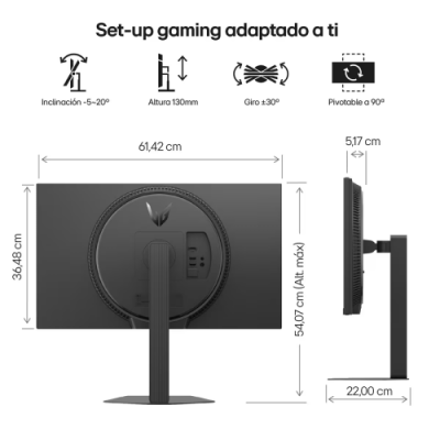 MONITOR LG 27 27G411A B 686 CM 1920 X 1080 PIXELES FULL HD LCD 5 MS NEGRO