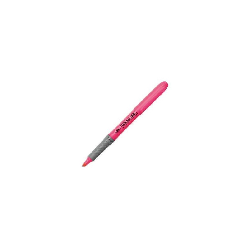 MARCADOR FLUORESCENTE HIGHLIGHTER GRIP TRAZO 15 33MM ROSA BIC 811934