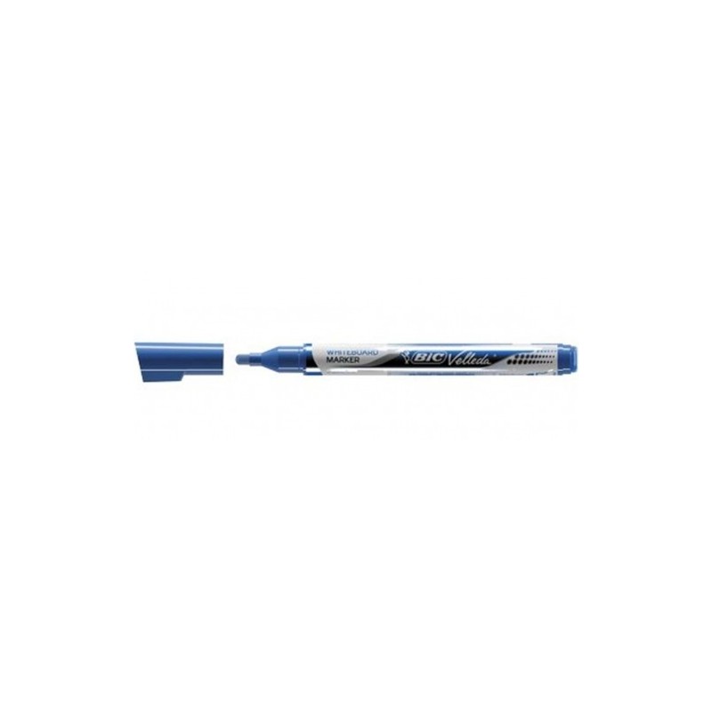 MARCADOR PARA PIZARRA BLANCA TINTA LIQUIDA TRAZO 2MM AZUL VELLEDA 902087