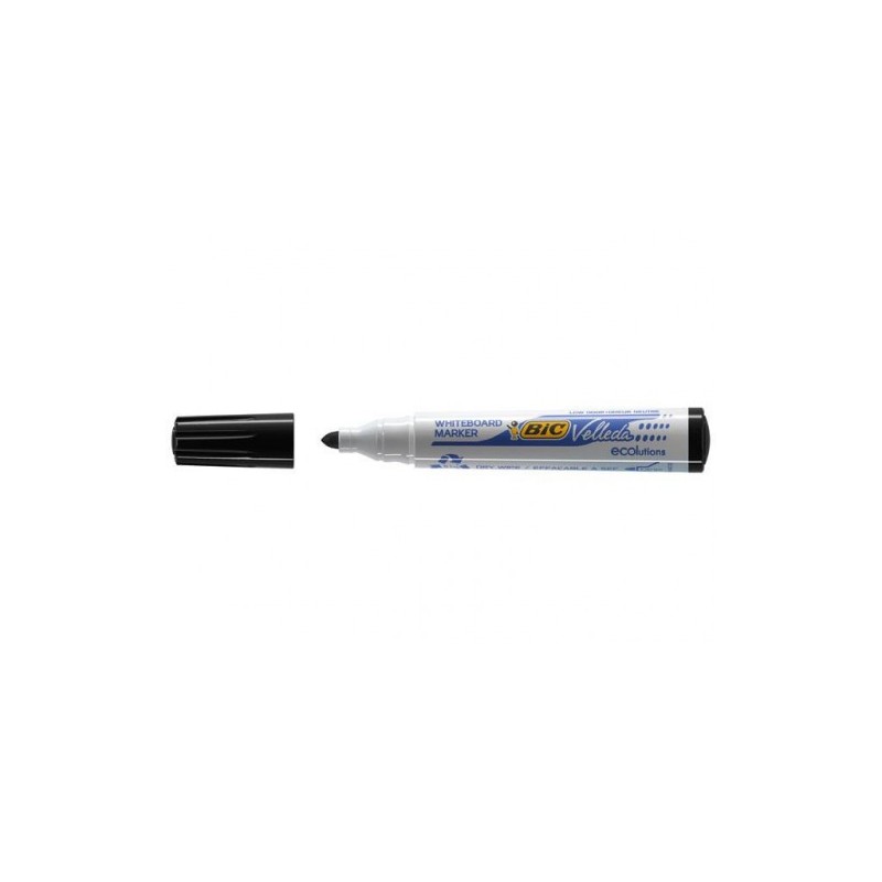 MARCADOR PARA PIZARRA BLANCA 1701 TINTA A BASE DE ALCOHOL TRAZO 15MM NEGRO VELLEDA 904937