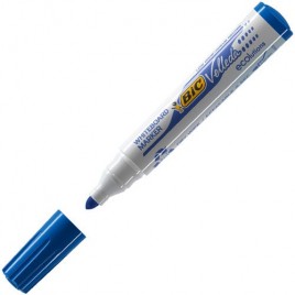 MARCADOR PARA PIZARRA BLANCA 1701 TINTA A BASE DE ALCOHOL TRAZO 15MM AZUL VELLEDA 904938