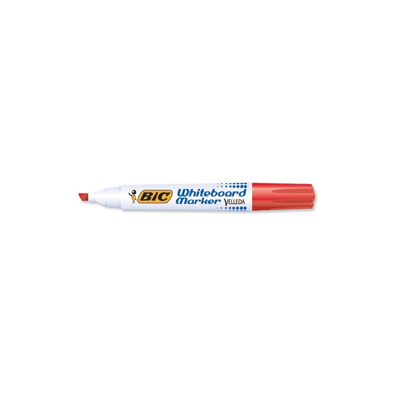 MARCADOR PARA PIZARRA BLANCA 1751 TINTA A BASE DE ALCOHOL TRAZO 3 55MM ROJO VELLEDA 904948