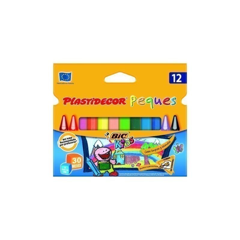 BIC PlastiDecor laapiz de color Multicolor 12 piezas