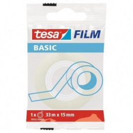 CINTA ADHESIVA TRANSLuCIDA BASIC 15MMX33M TESA 58542 0000