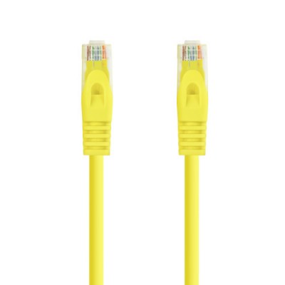 Nanocable Cable de red latiguillo RJ45 LSZH Cat6A UTP AWG24 Amarillo 05m