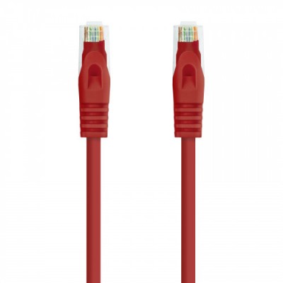 Nanocable Cable de red latiguillo RJ45 LSZH Cat6A UTP AWG24 Rojo 10m