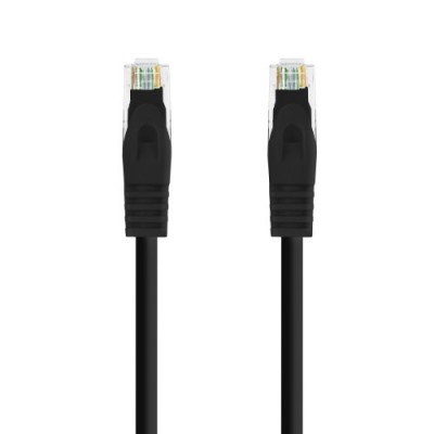 Nanocable Cable de red latiguillo RJ45 LSZH Cat6A UTP AWG24 Negro 20m