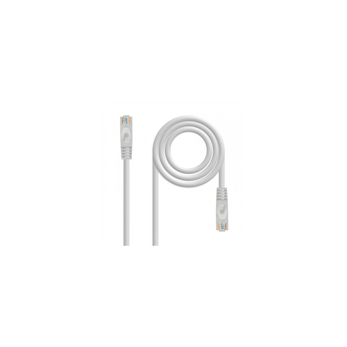 Nanocable Cable de red latiguillo RJ45 LSZH Cat6A UTP AWG24 Gris 30 m