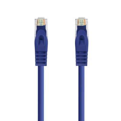 Nanocable Cable de red latiguillo RJ45 LSZH Cat6A UTP AWG24 Azul 30m