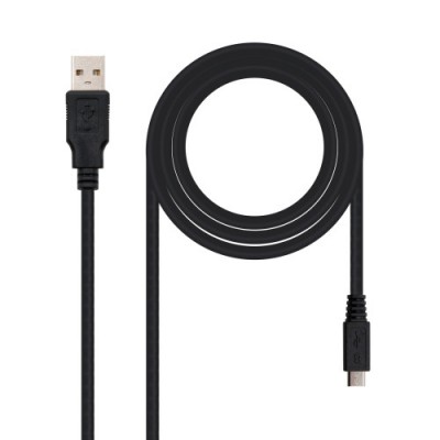 Nanocable 10010503 cable USB 3 m USB 20 USB A Micro USB B Negro