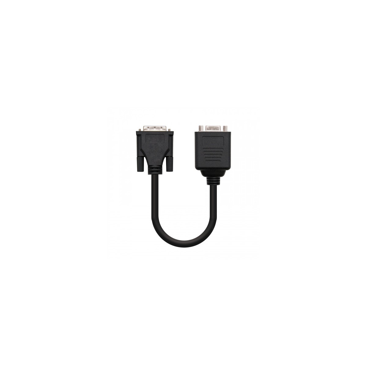 Nanocable 10151950 adaptador de cable DVI 2x VGA Negro