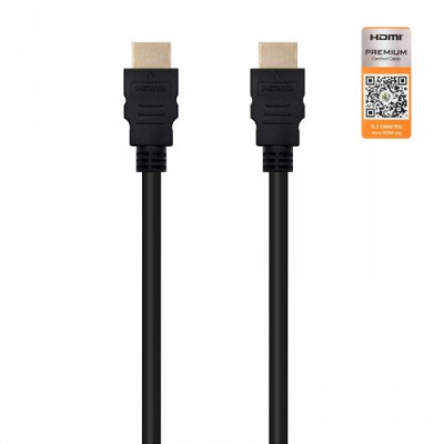 Nanocable HDMI V20 1m cable HDMI HDMI tipo A Estandar Negro