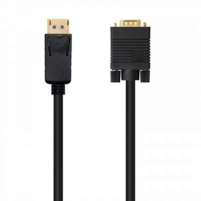 Nanocable Cable conversor DISPLAYPORT a VGA DP M VGA M Negro 50 M