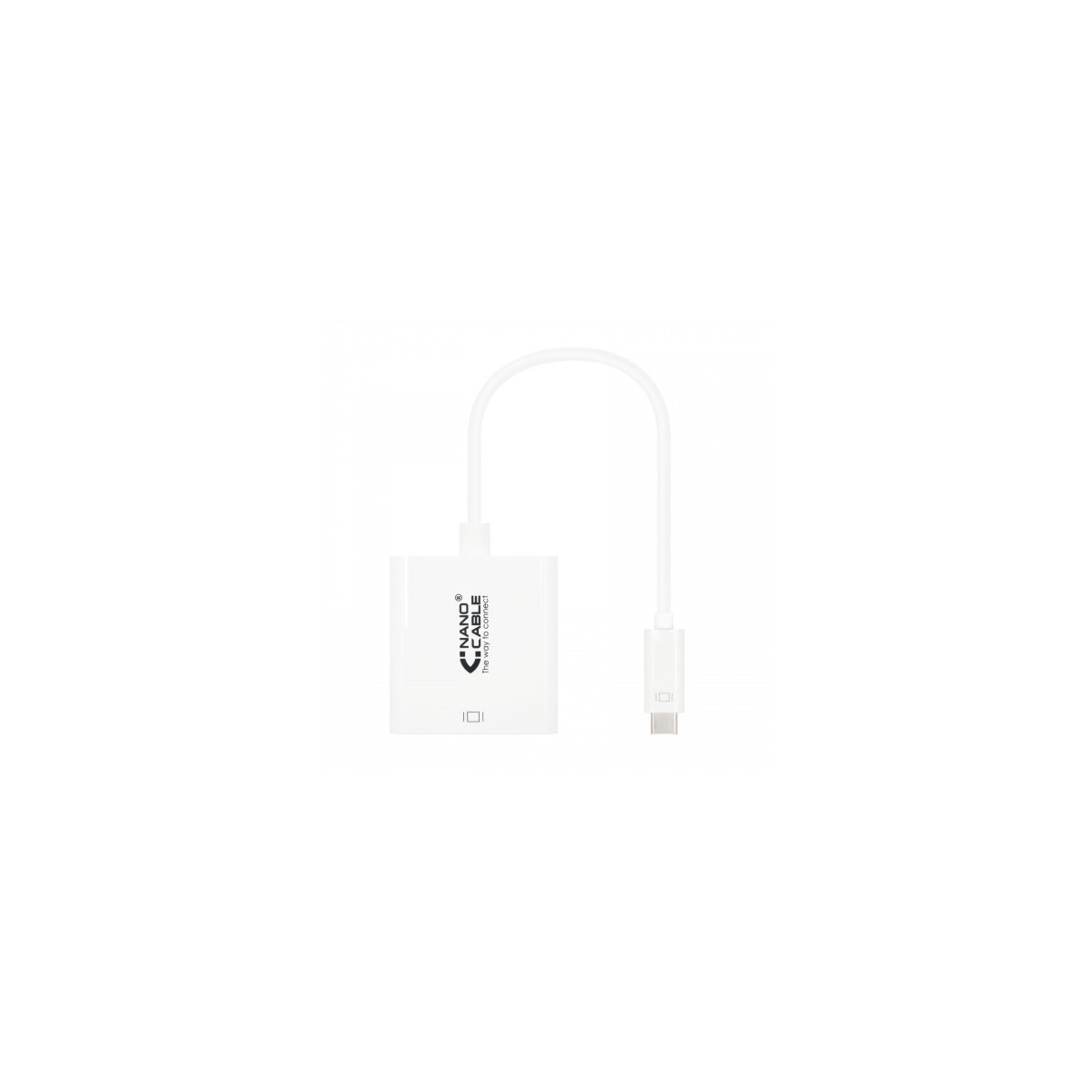 Nanocable CONVERSOR USB C A DVI D 15 CM