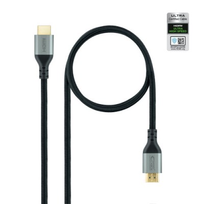 Nanocable Cable HDMI 21 Certificado ULTRA HIGH SPEED A M A M Negro 15 m