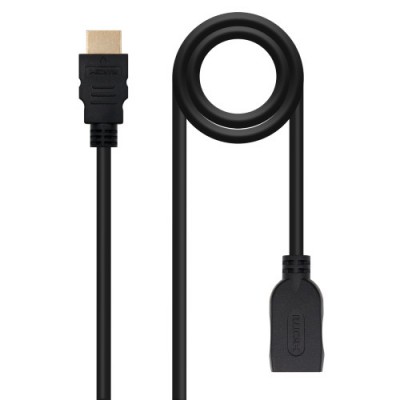Nanocable Cable HDMI 20 Prolongador A M A H Negro 1 m