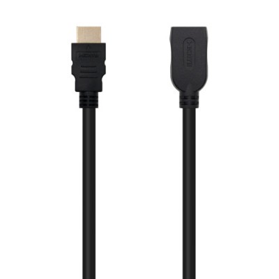 Nanocable Cable HDM 20 Prolongador A M A H Negro 2 m