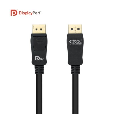 Nanocable Cable DISPLAYPORT 14 CERTIFICADO VESA DP M DP M Negro 05 m