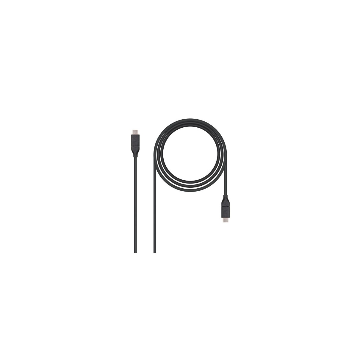 Nanocable USB 31 1m cable USB USB 32 Gen 2 31 Gen 2 USB C Negro