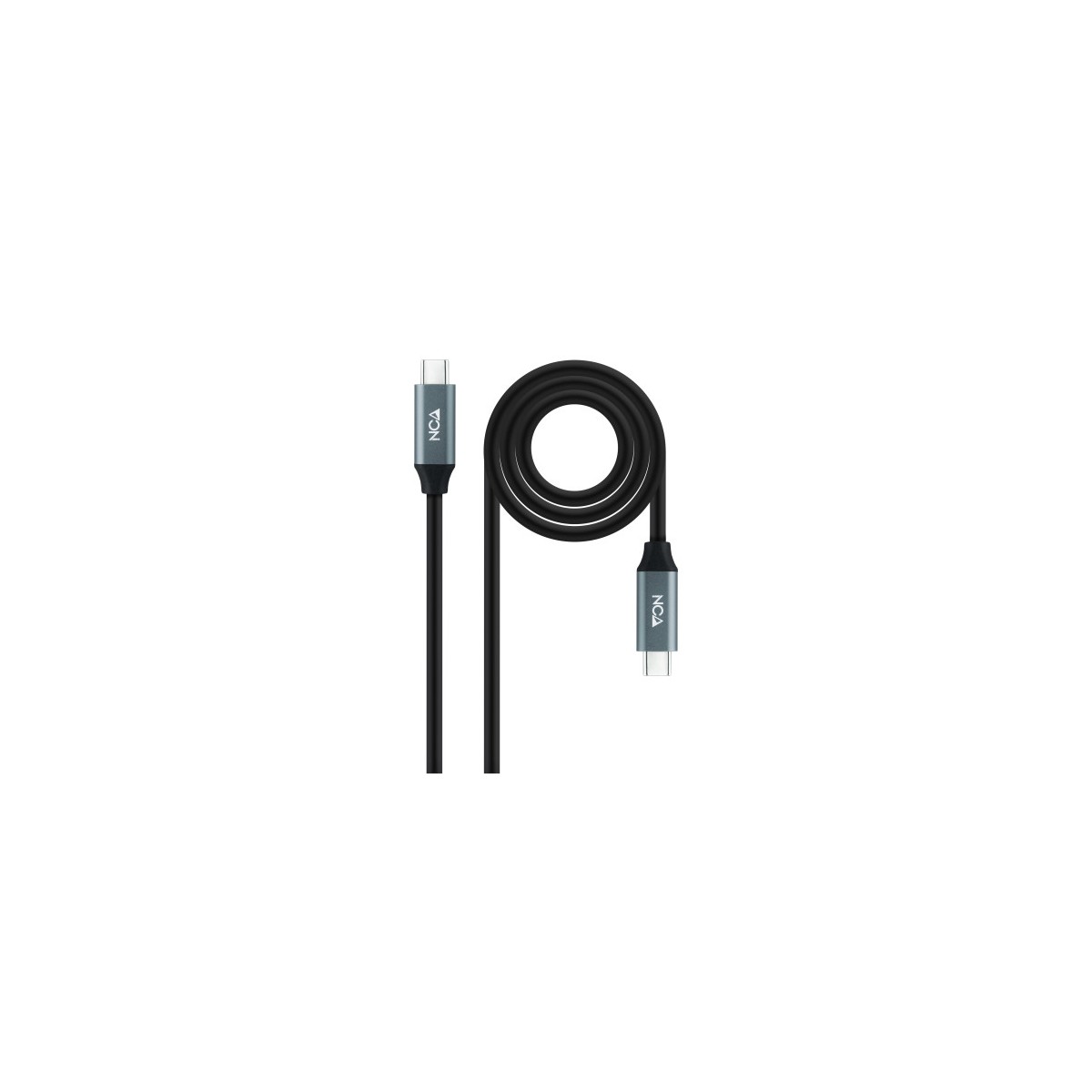 Nanocable 10014300 cable USB 05 m USB4 Gen 2x2 USB C Negro