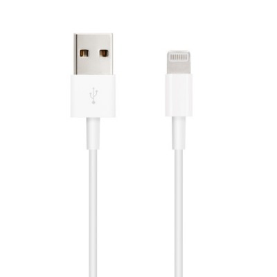 Nanocable Cable Lightning a USB A Lightning M USB A M Blanco 50 cm