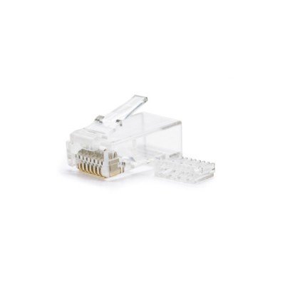Nanocable 10210201 50 conector RJ 45 Transparente