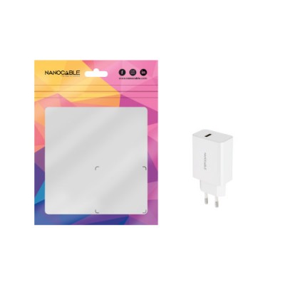 Nanocable Cargador USB 5V 21A Blanco