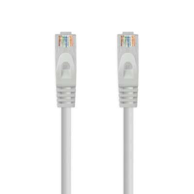 Nanocable Cable Red Latiguillo RJ45 LSZH CAT6A UTP AWG24 Gris 25 cm
