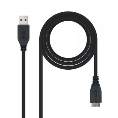 Nanocable CABLE USB 30 TIPO A M MICRO B M NEGRO 10 M
