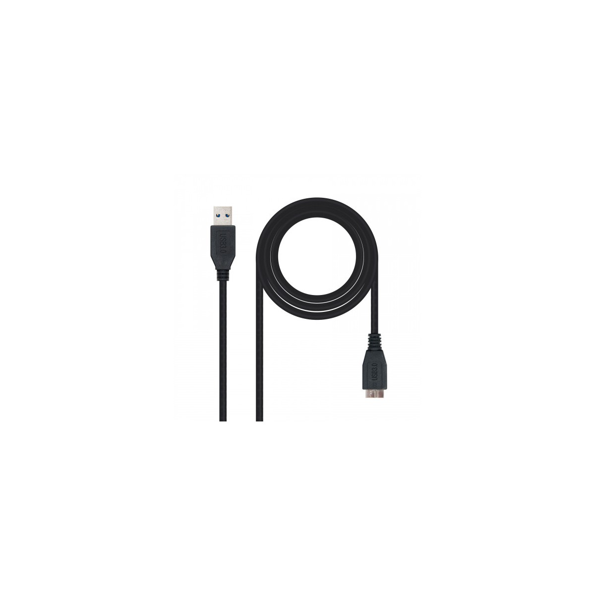 Nanocable CABLE USB 30 TIPO A M MICRO B M NEGRO 10 M