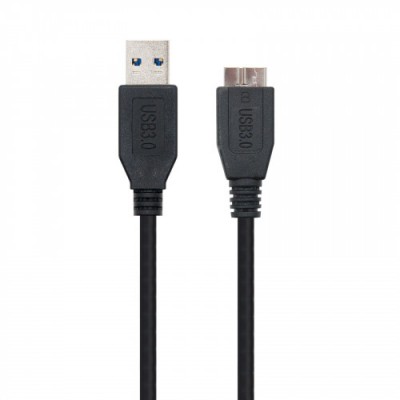 Nanocable CABLE USB 30 TIPO A M MICRO B M NEGRO 10 M