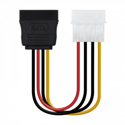 Nanocable CABLE SATA ALIMENTACION 525MOLEX 4PIN M SATA H 16CM OEM