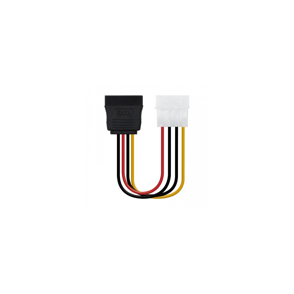 Nanocable CABLE SATA ALIMENTACION 525MOLEX 4PIN M SATA H 16CM OEM
